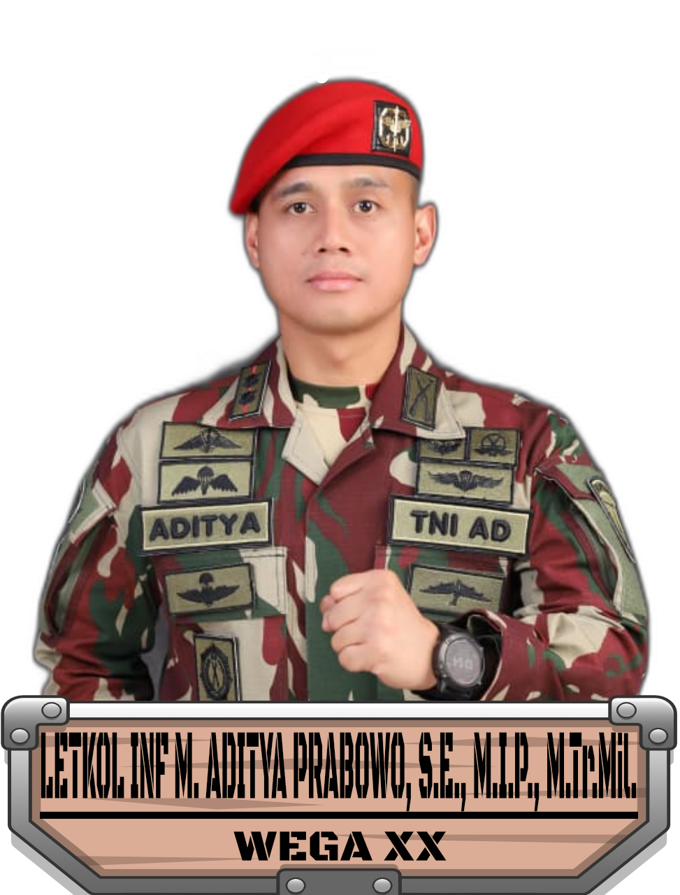 LETKOL INF M. ADITYA PRABOWO, S.E., M.I.P., M.Tr.Mil.